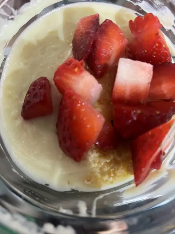 Strawberry Cheesecake Protein Parfait