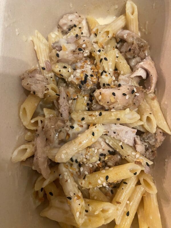 Everything Bagel Chicken Alfredo