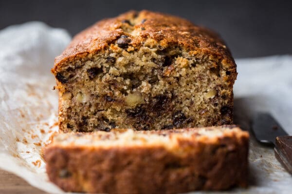 Chocolate Banana Bread - Loaf