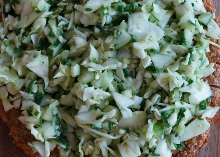 Chicken Crust Greens Salad