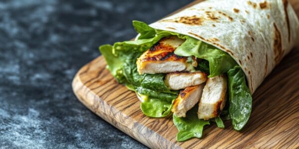 Chicken Caesar Wrap - $8