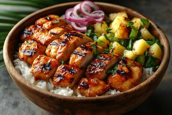 Sweet and Spicy Chicken Bowl - $14